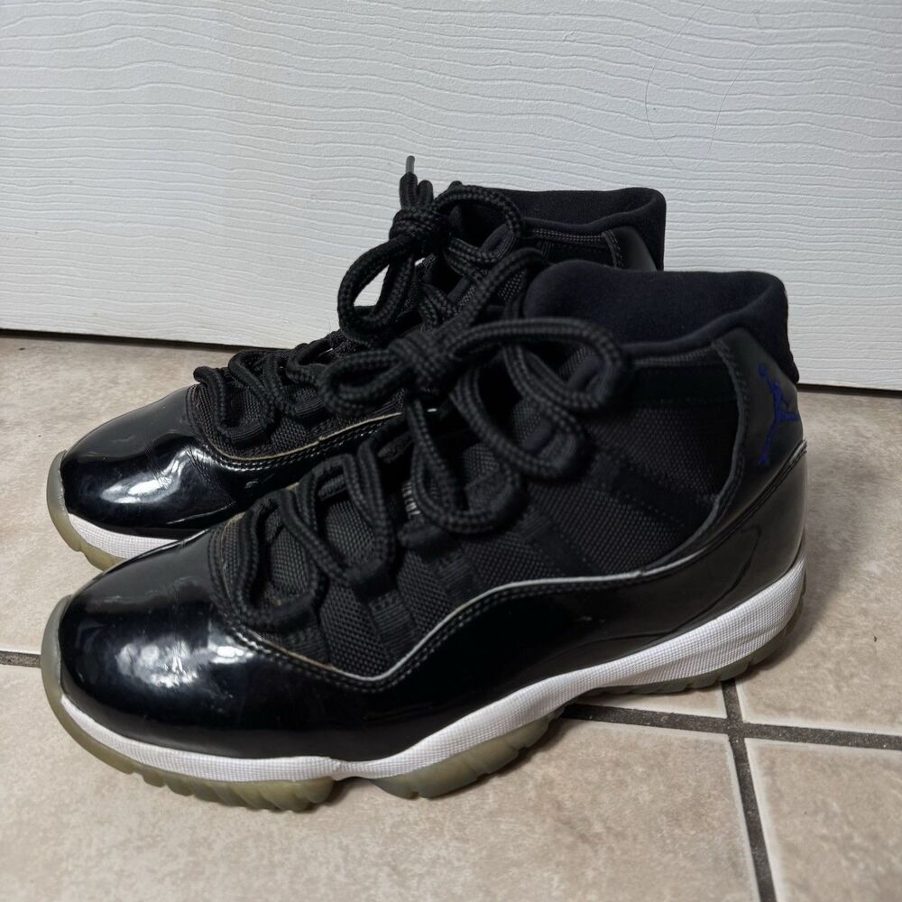 Air Jordan 11 Retro High Space Jam Black Blue White Concord - Size 7 2016